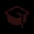 Graduation cap icon