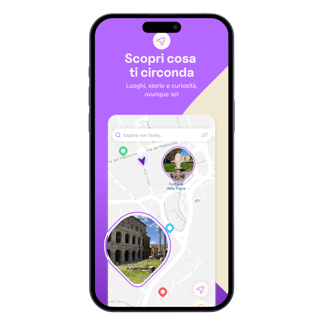 App Guidy: scopri cosa ti circonda